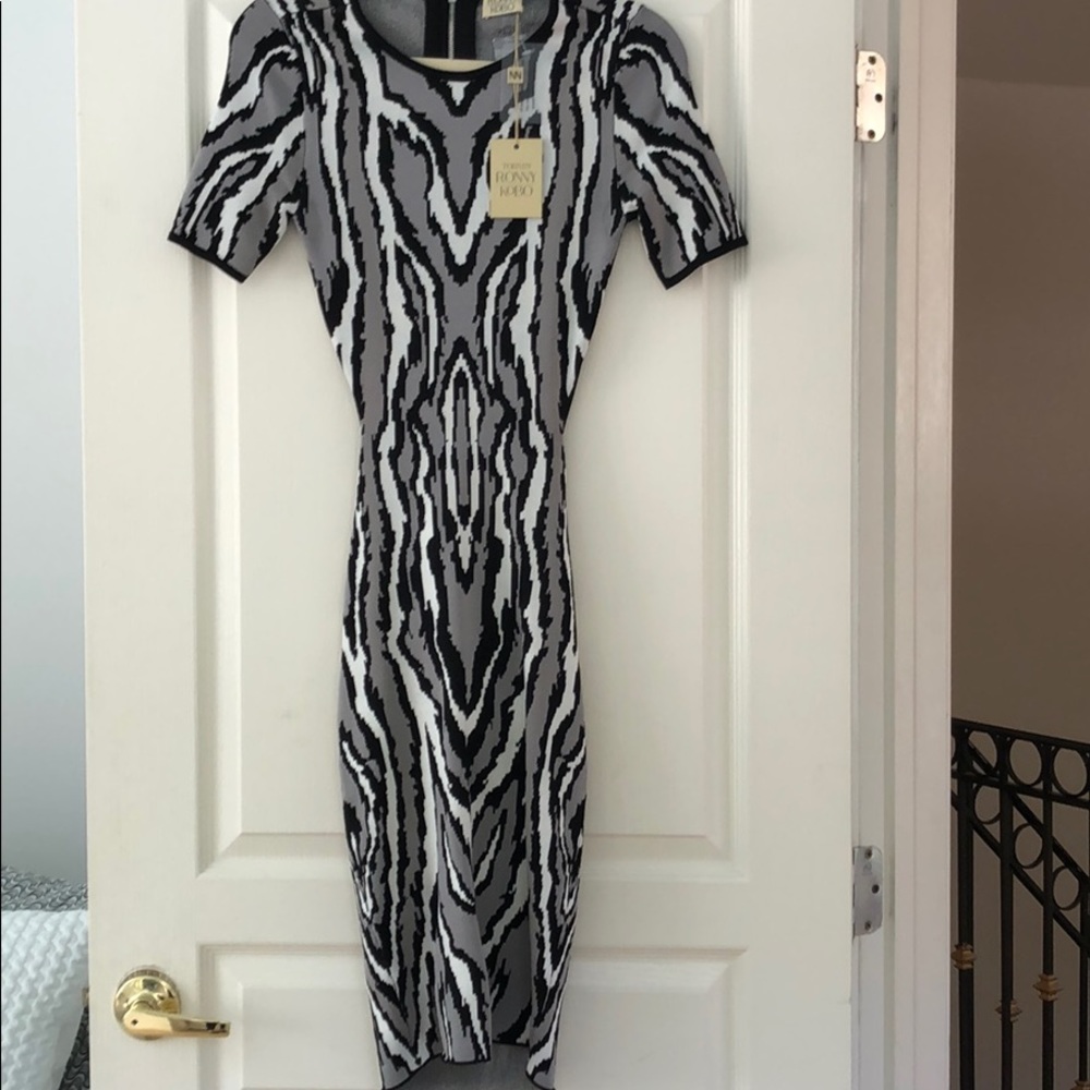 BACKLESS KNIT CLING DRESS- TORN BY RONNY KOBO